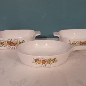 3 Piece Corning Ware Le Persil Set